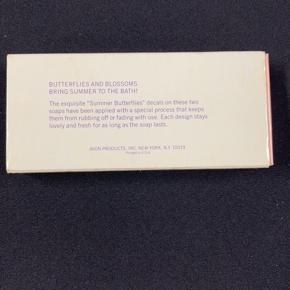 Vintage Avon Summer Butterflies Fragranced Soaps - Picture 4 of 7